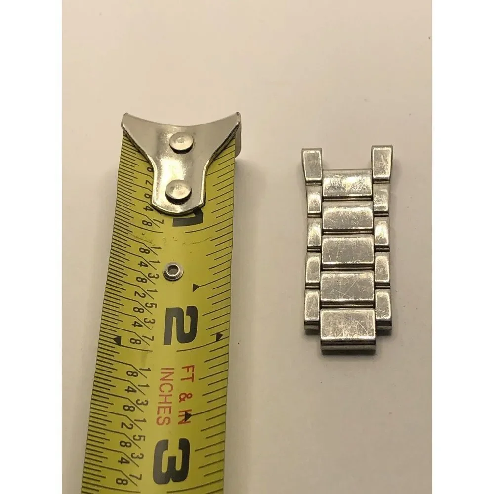 Michael Kors Watch Parts Partial Band Links No Clasp Silver Tone 16mm FK37